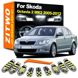 ZITWO Kit lámpara LED maletero – Skoda Octavia 2 MK2 II A5 2005‑2012