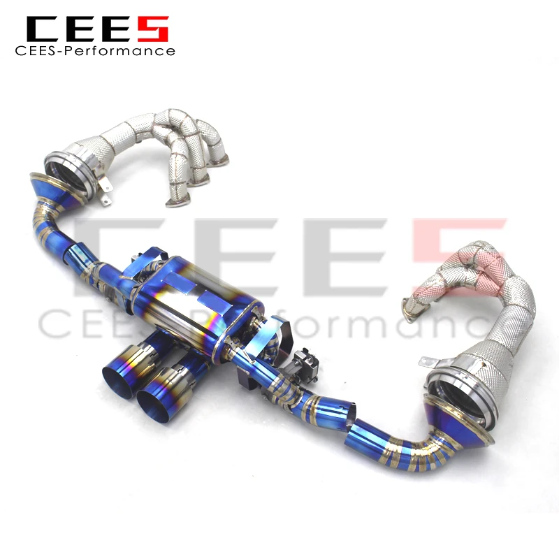 Colector de escape CEES Valvetronic para Porsche 911 992 GT3 RS 4.0 2022+ - imagen 3