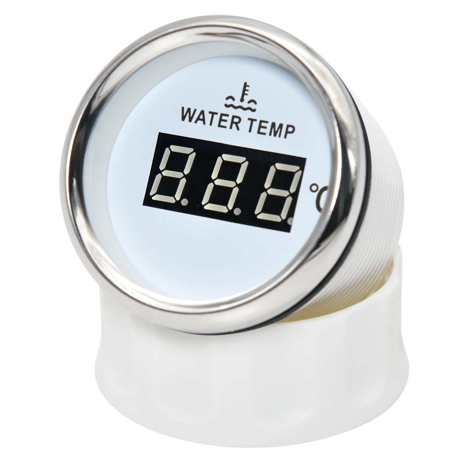 Medidor temperatura agua 52mm digital retroiluminación roja 1/8NPT - imagen 2