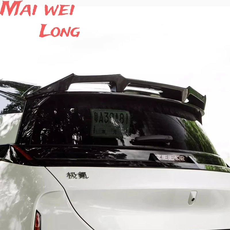 ABS para Zeekr X 2023 2024 ala trasera modelo MC alerón ala de viento fija ala trasera superior sin perforación zeekr x accesorios - imagen 3