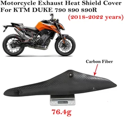 Protección Escape Fibra Carbono 3K KTM Duke 790/890