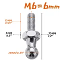 M6(6mm) 4PCS