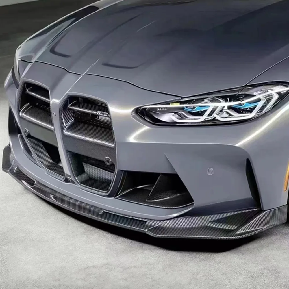Rejilla frontal de carbono estilo M3 M4 V para BMW Serie 3 G80 - imagen 2
