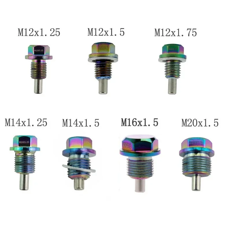 Tapón de drenaje de aceite magnético de aluminio Neo cromado - imagen 4