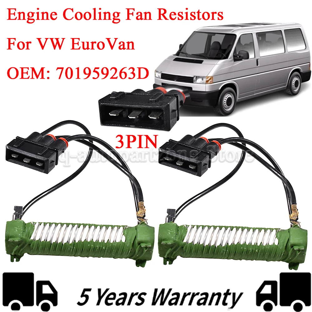 Resistor ventilación 701959263 Seat Alhambra VW Sharan Transporter T4