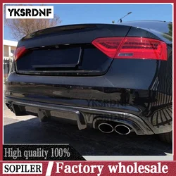 Alerón difusor trasero de carbono para Audi A5 S Line y S5 2012-2016
