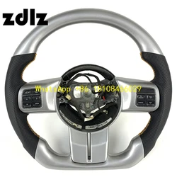 Volante de fibra de carbono plateado Jeep Wrangler y Grand Cherokee