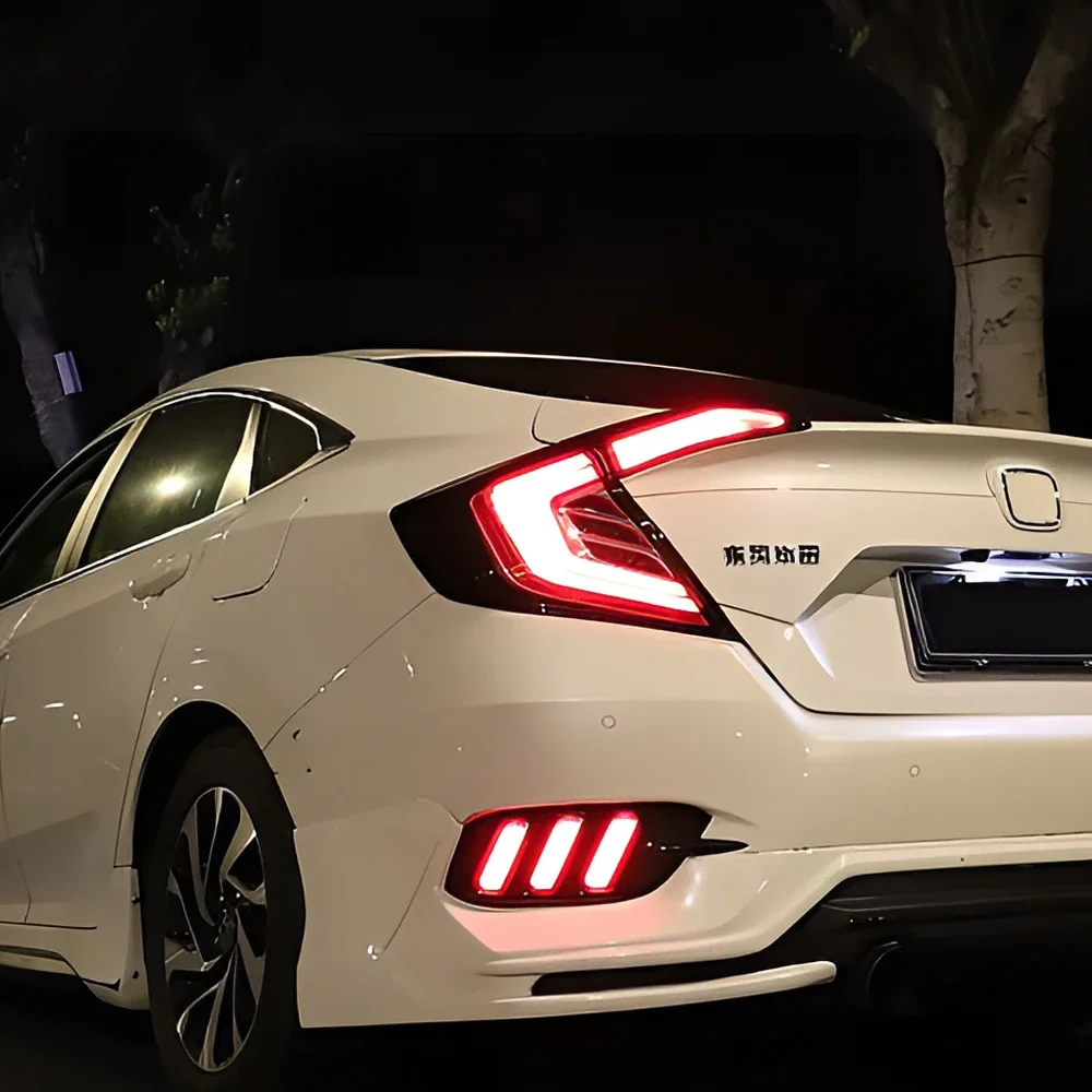 Pilotos traseros LED con señal dinámica para Honda Civic 10ª gen - imagen 3