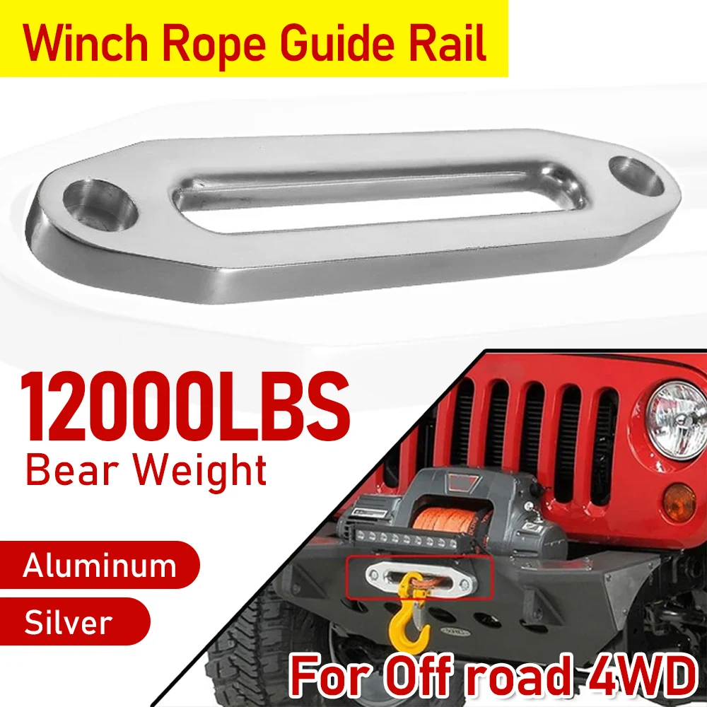 Guía Hawse de aluminio para cabrestante 4x4 con cuerda sintética
