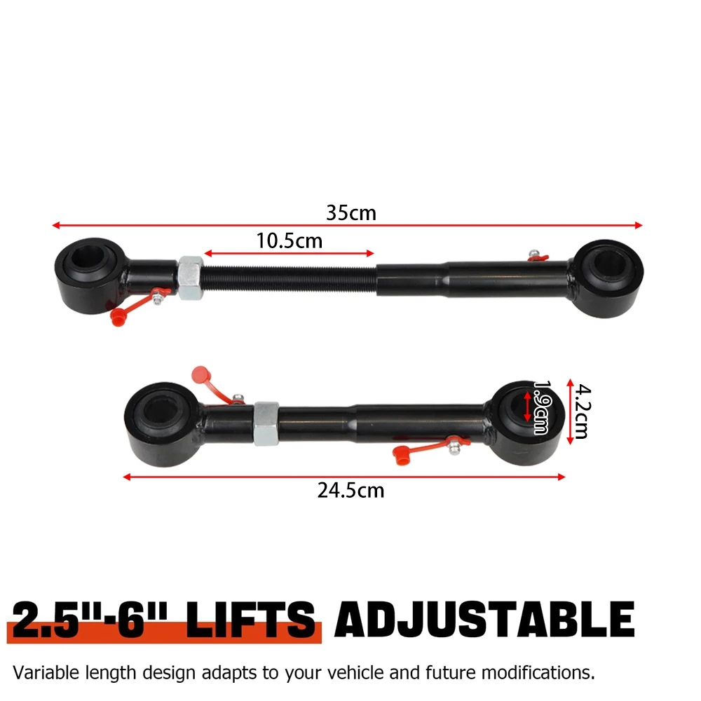 Biela delantera ajustable Wrangler TJ 98-06 - Cherokee XJ 84-01 - imagen 2