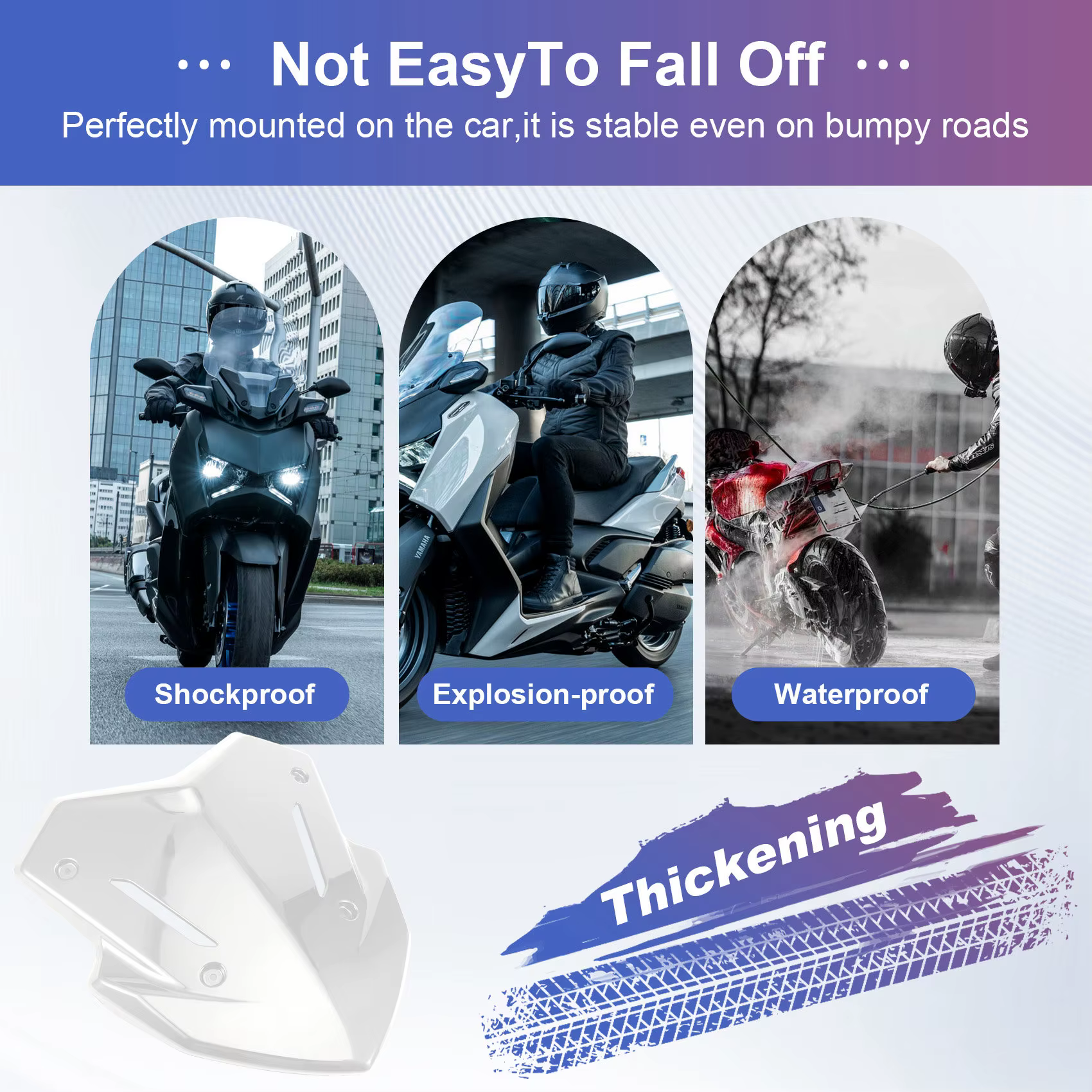 Parabrisas deflector Yamaha XMAX 300 Tech MAX 2025 - imagen 4