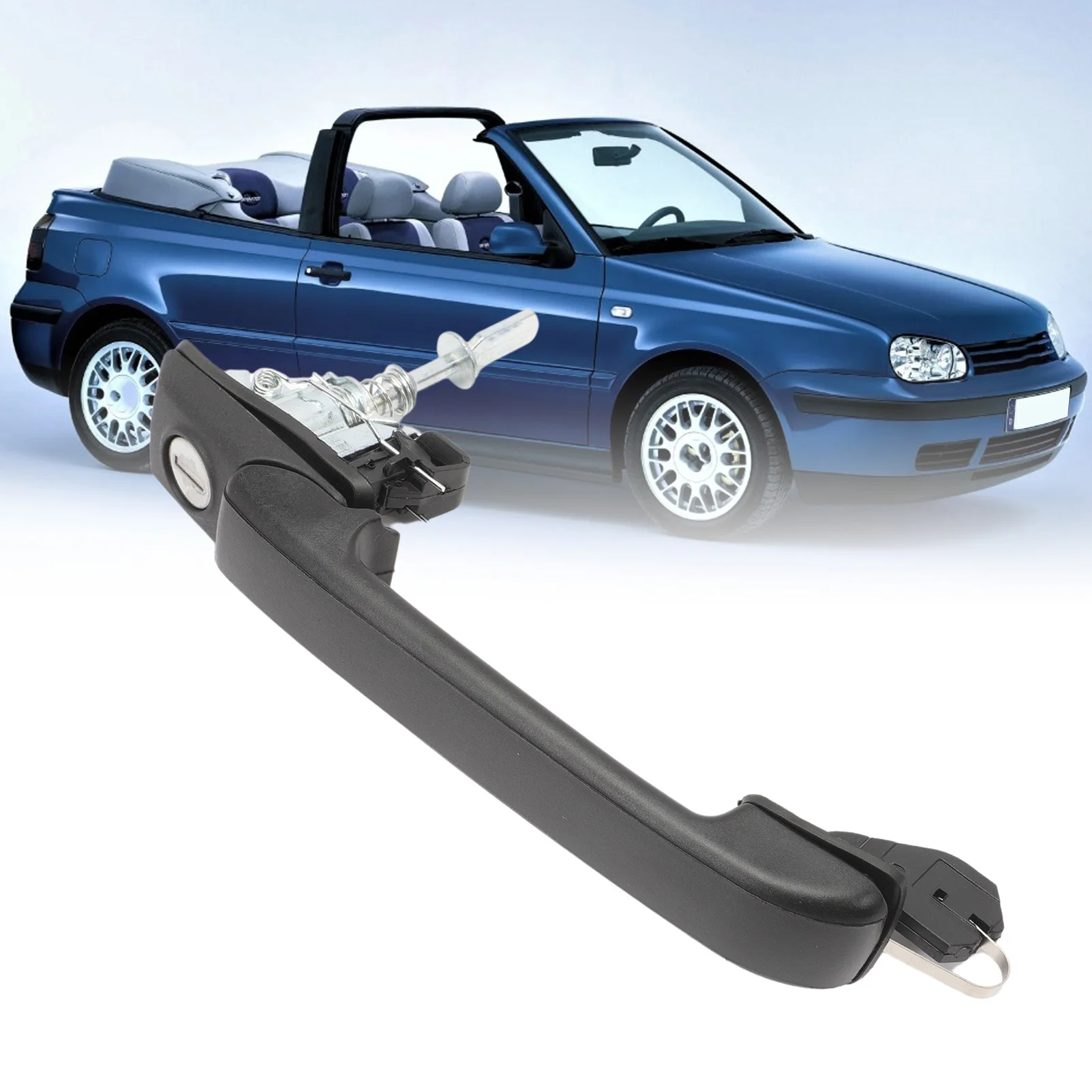 Kit de cerraduras y bombín de arranque para VW Golf III Cabrio - imagen 4