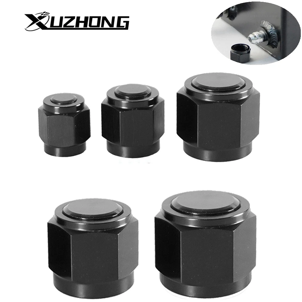 Adaptador tubos AN hembra extremo acampanado – Aluminio negro