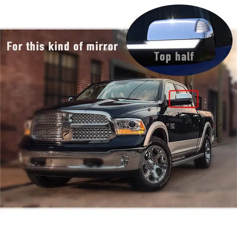 Tapas espejo cromadas con intermitente Dodge Ram 1500-3500 2009-2018 - imagen 3