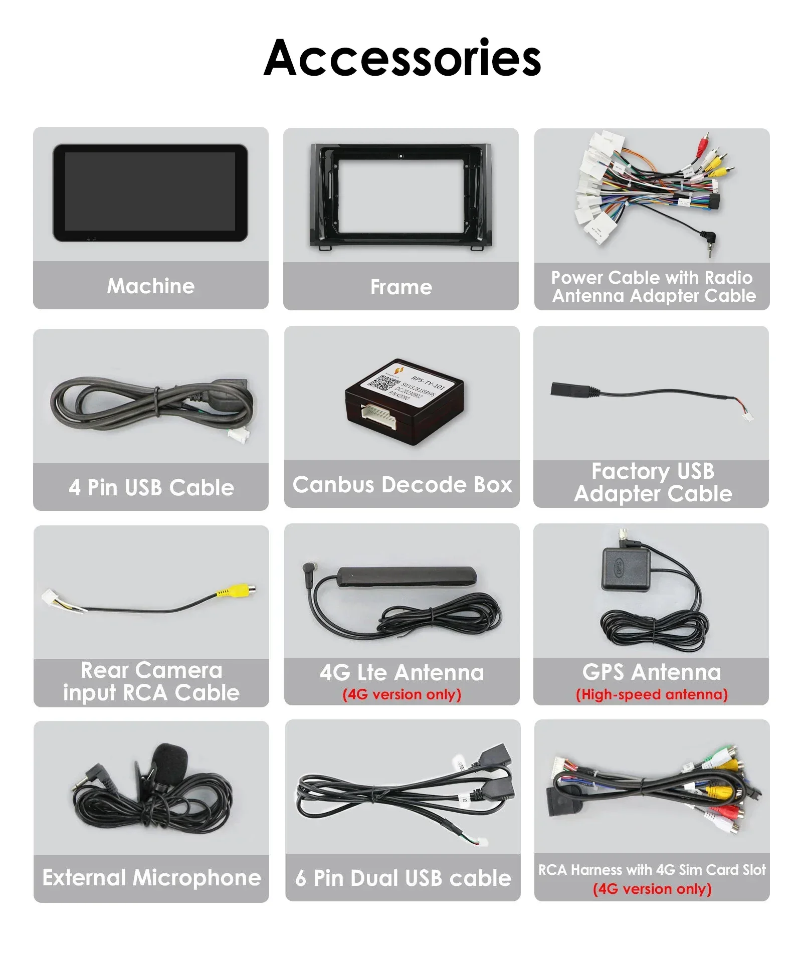 Radio Android 13 para Toyota Tundra XK50 con GPS y CarPlay 2014-2021 - imagen 5