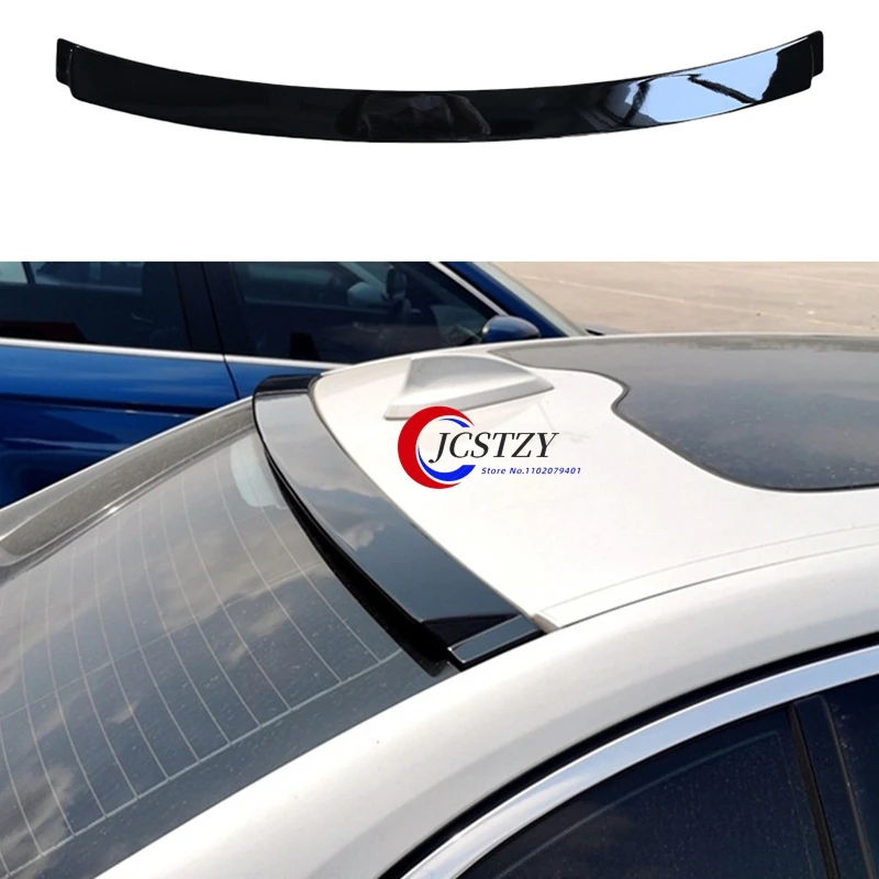 Para BMW F30 F35 F80 320 325 330 ventana trasera techo alerón de coche ala alta calidad ABS negro carbono accesorios de ajuste estilo
