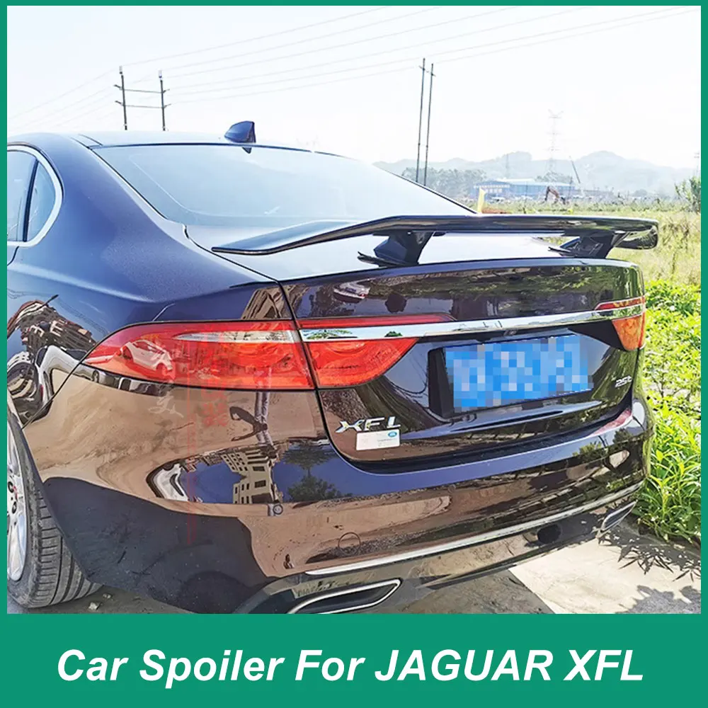Alerón trasero tipo L en ABS para Jaguar XE/XF, estilo carbono