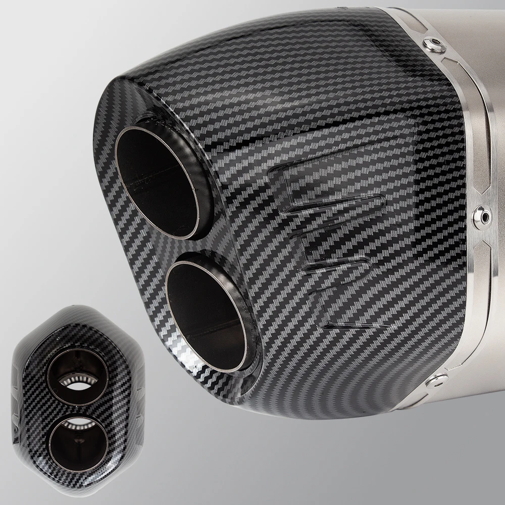 Silenciador de escape universal para moto de 51 mm con DB Killer - imagen 4