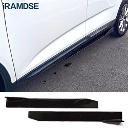 Faldón lateral negro brillante para Scirocco, kit carrocería