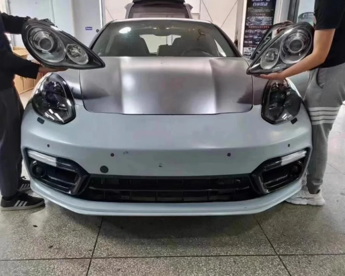 Kit carrocería paragolpes Porsche Panamera 970 con antiniebla - imagen 2