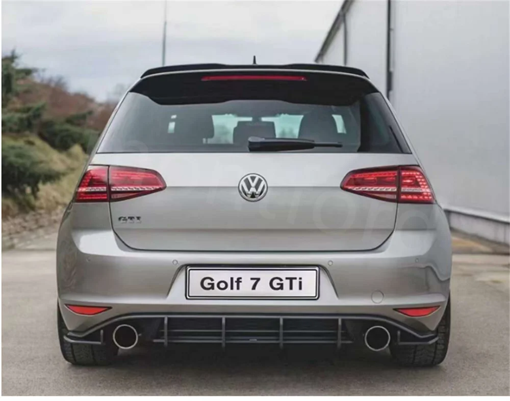 Difusor parachoques trasero ABS negro – Volkswagen Golf 7 GTI - imagen 2