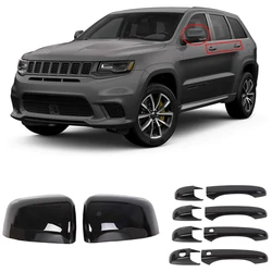 Cubiertas espejo y manillas puerta fibra carbono Jeep Dodge 2011-2021