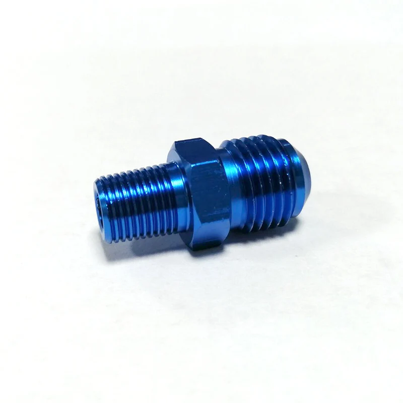 Adaptador AN6 a 1/8 NPT de aluminio para aceite y combustible - imagen 2