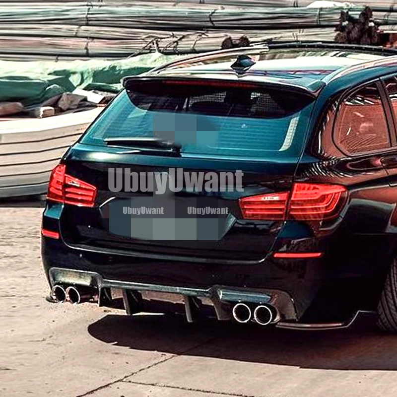 Alerón trasero BMW Serie 5 F11 Touring fibra de carbono negro brillante - imagen 2
