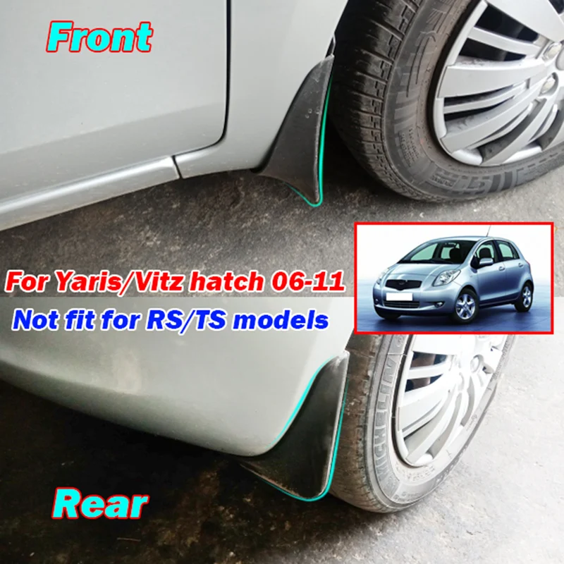Guardabarros Toyota Yaris Hatchback 2005-2011 – Antisalpicaduras - imagen 4