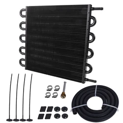 Enfriador aceite transmisión remoto aluminio 4-10 filas manual/automático