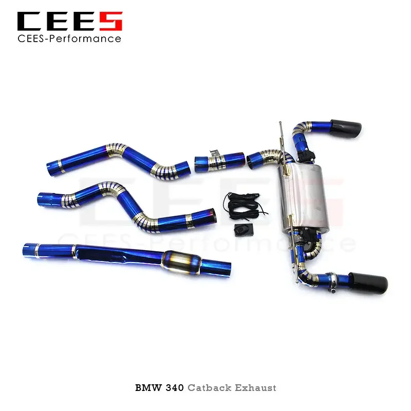 Escape Catback Cees con válvula de control para BMW 340i 3.0T (2016-2023) - imagen 2