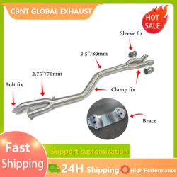 Tubo central de escape CBNT para BMW M3 G80, M4 G82 y M2 G87 S58