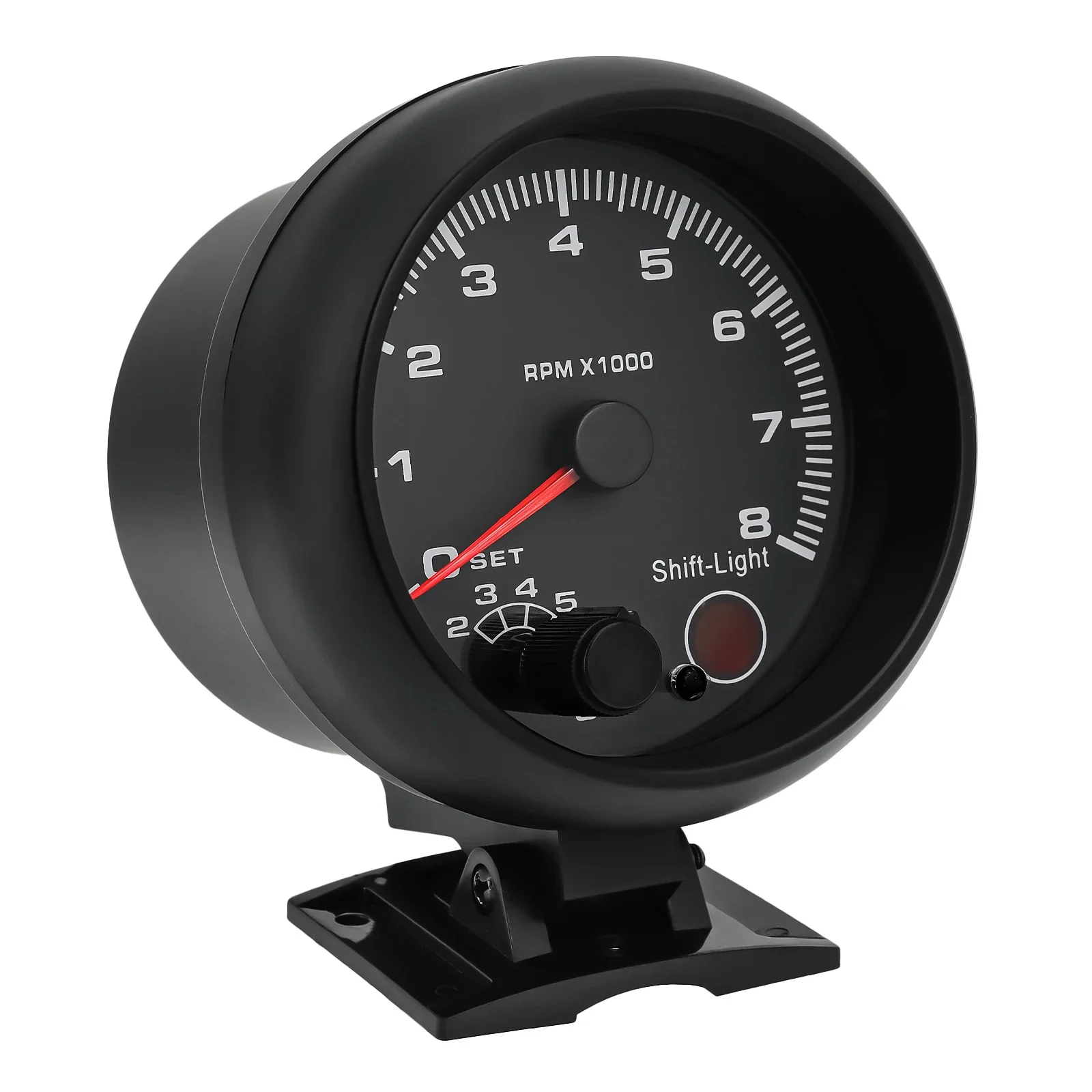 Tacómetro digital racing retroiluminación multicolor 12V universal - imagen 3