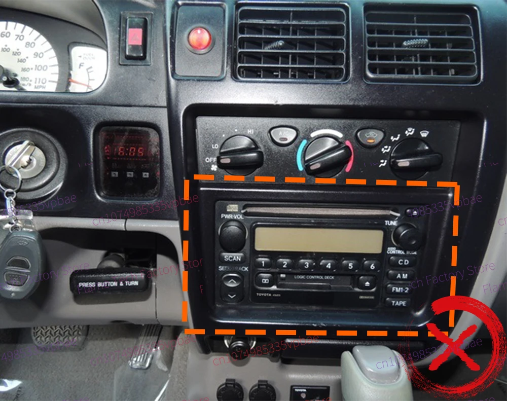 Radio multimedia instalada