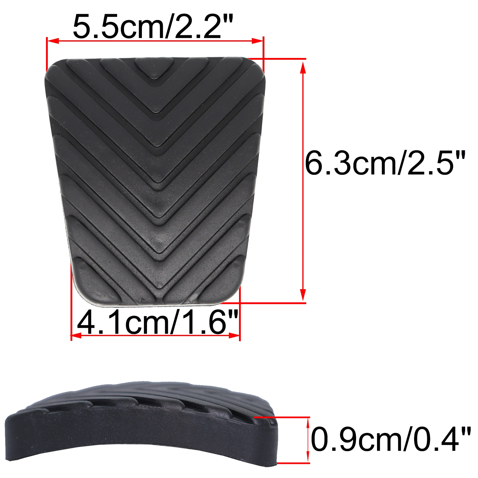 Cubierta goma pedales embrague y freno para Kia Pro Cee'd Ceed ED JD - imagen 4