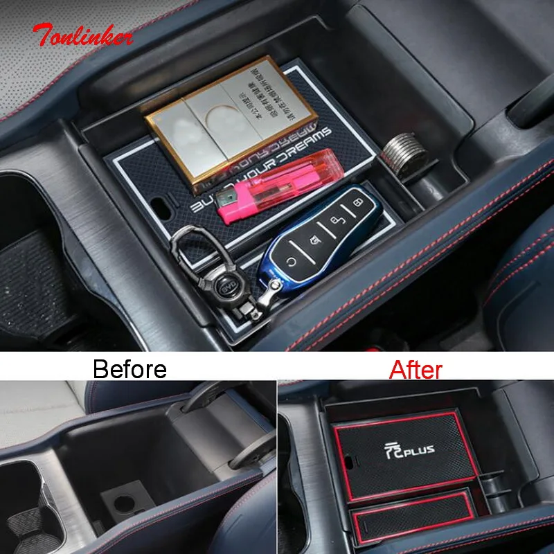 Reposabrazos Tonlinker tapa almacenamiento BYD Yuan Plus EV ATTO 3 2022 - imagen 2