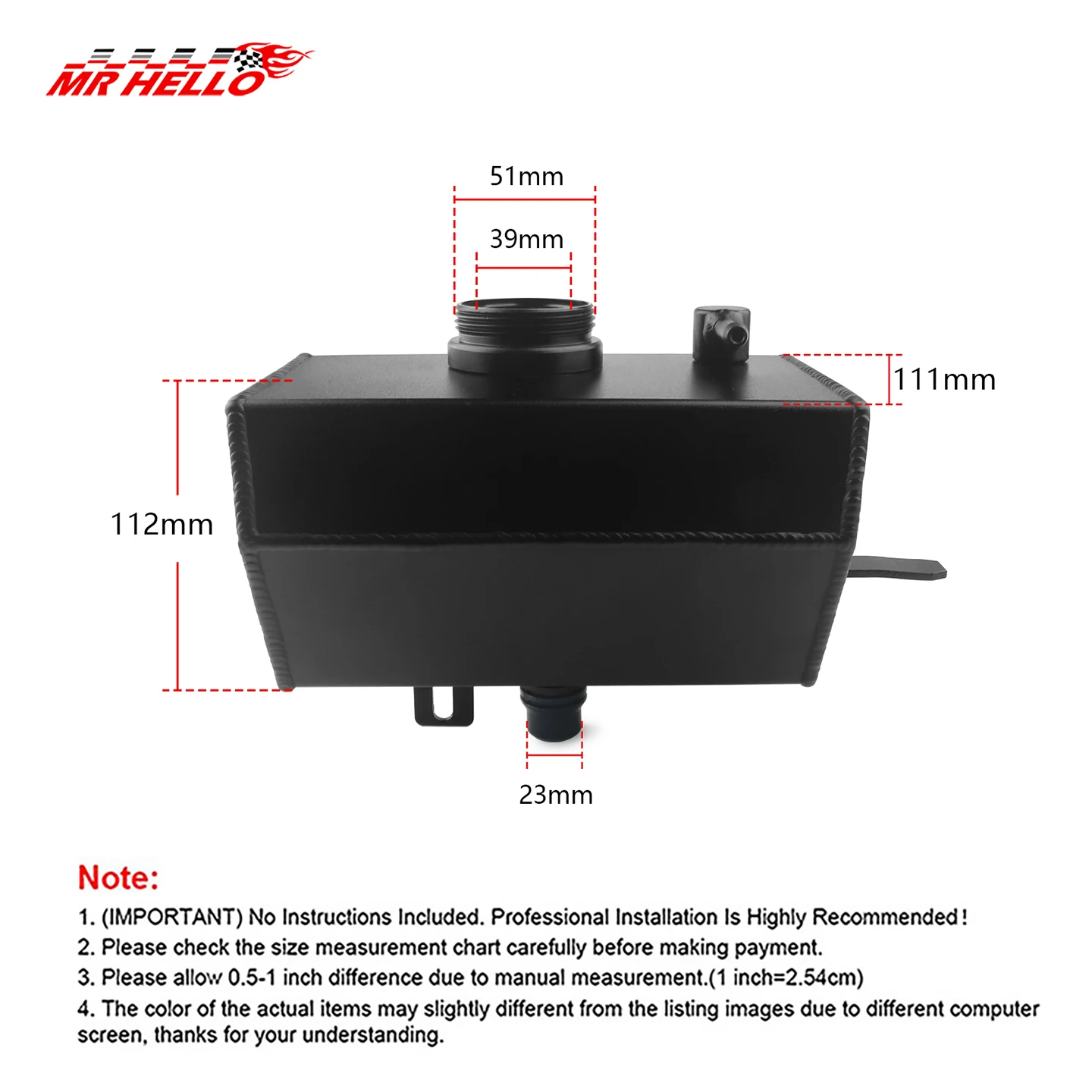 Depósito refrigerante aluminio Jeep Wrangler JL/JLU y Gladiator JT - imagen 2