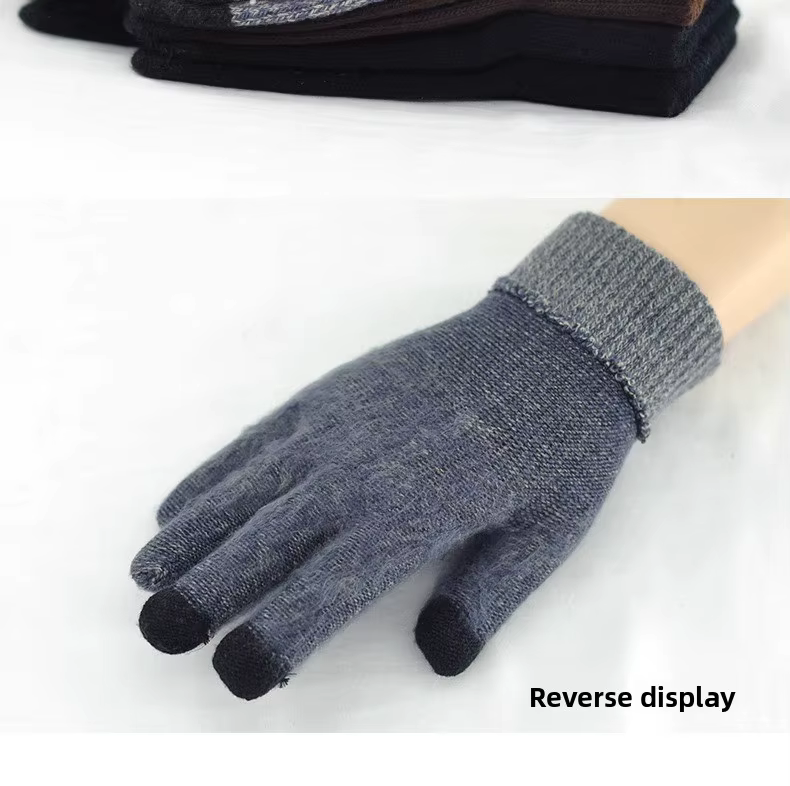 Guantes de invierno de punto cálido para actividades diarias