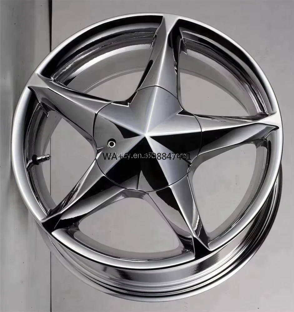 Llantas aleación cromada 15" 4X100 ET35 – 2 unidades