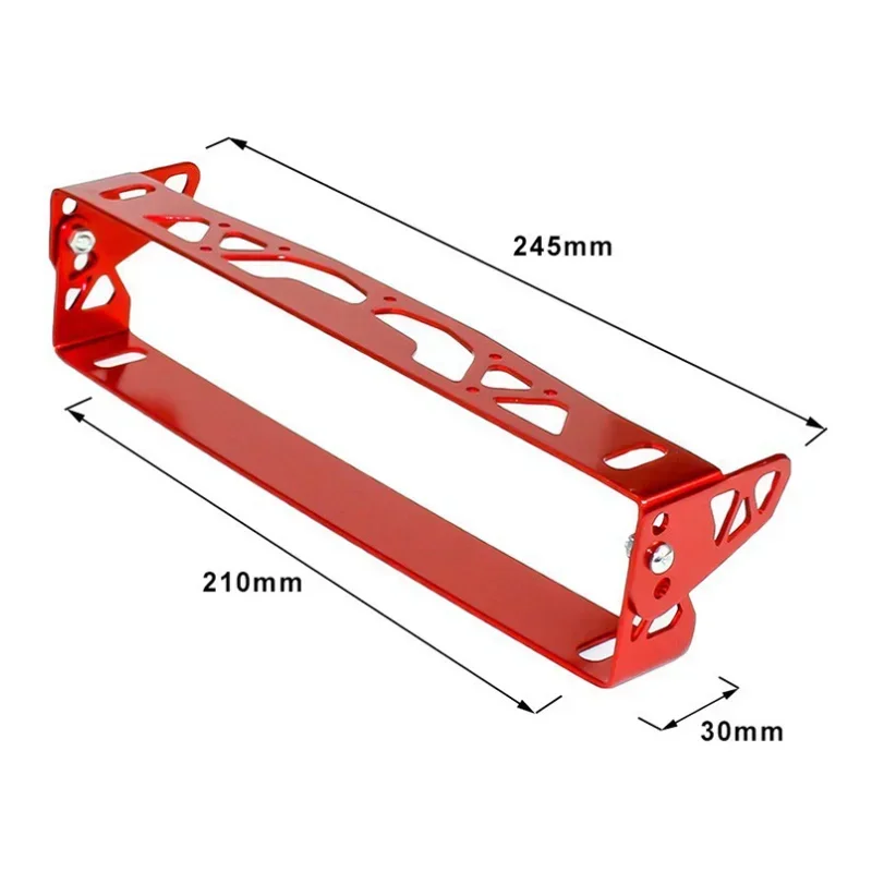 Soporte matrícula coche aluminio ajustable creativo personalizado - imagen 3
