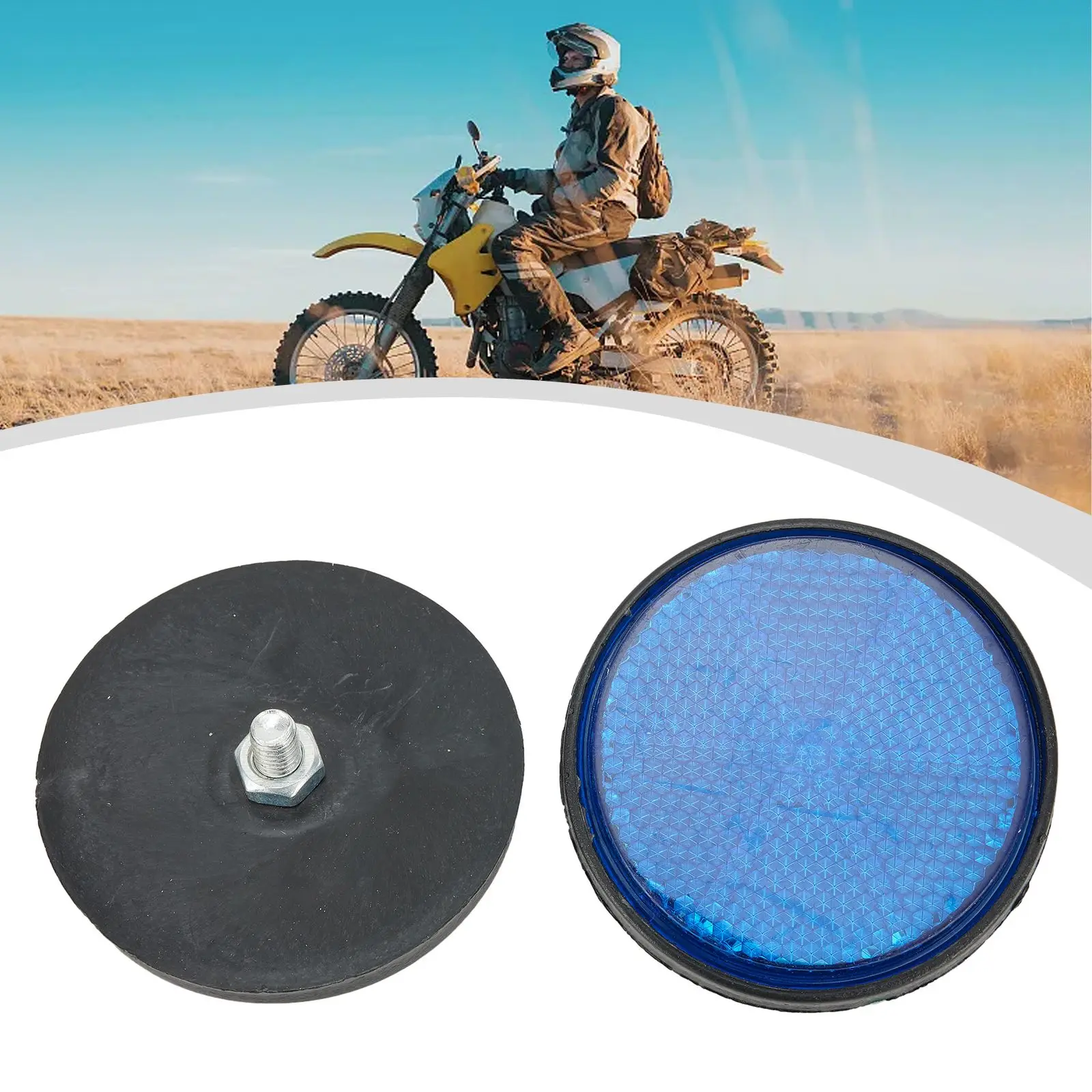 Reflector circular con fijación de tornillo para coche, moto y camión - imagen 4