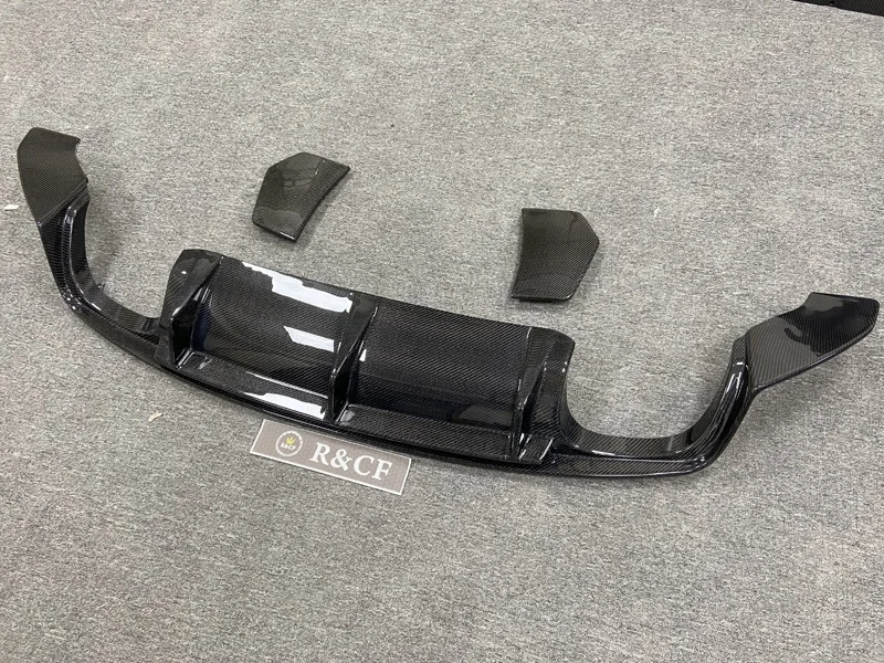 Difusor trasero de carbono para Audi TTS/TTRS MK3 2015-2019 - imagen 2