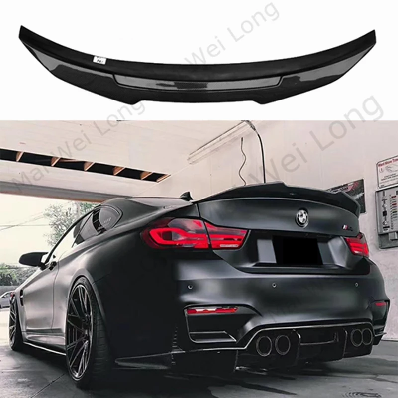 Spoiler de fibra de carbono para BMW 4 Series vista lateral