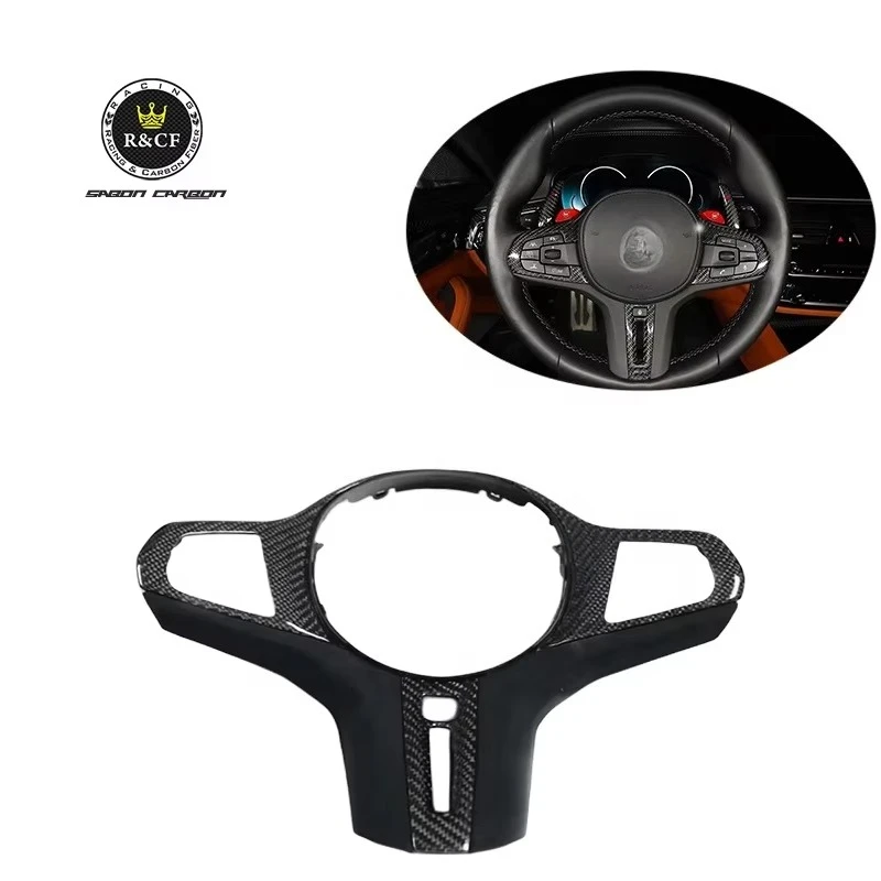 Cubierta volante fibra de carbono BMW F90 M5