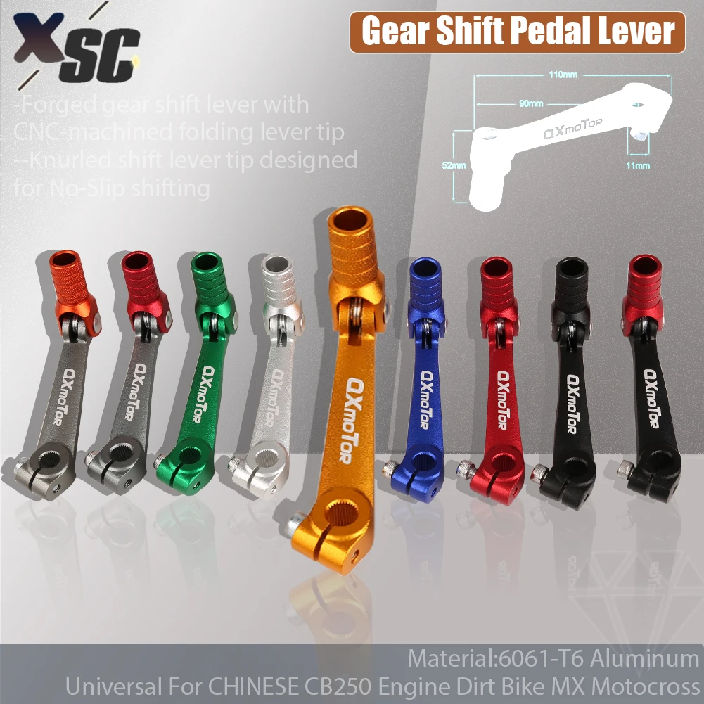 Palanca de cambio de marchas pit bike 250cc Kayo BSE Apollo