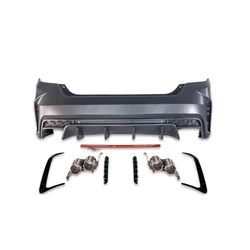 Embellecedor de paragolpes trasero Honda Accord X 2018-2022 sin pintar