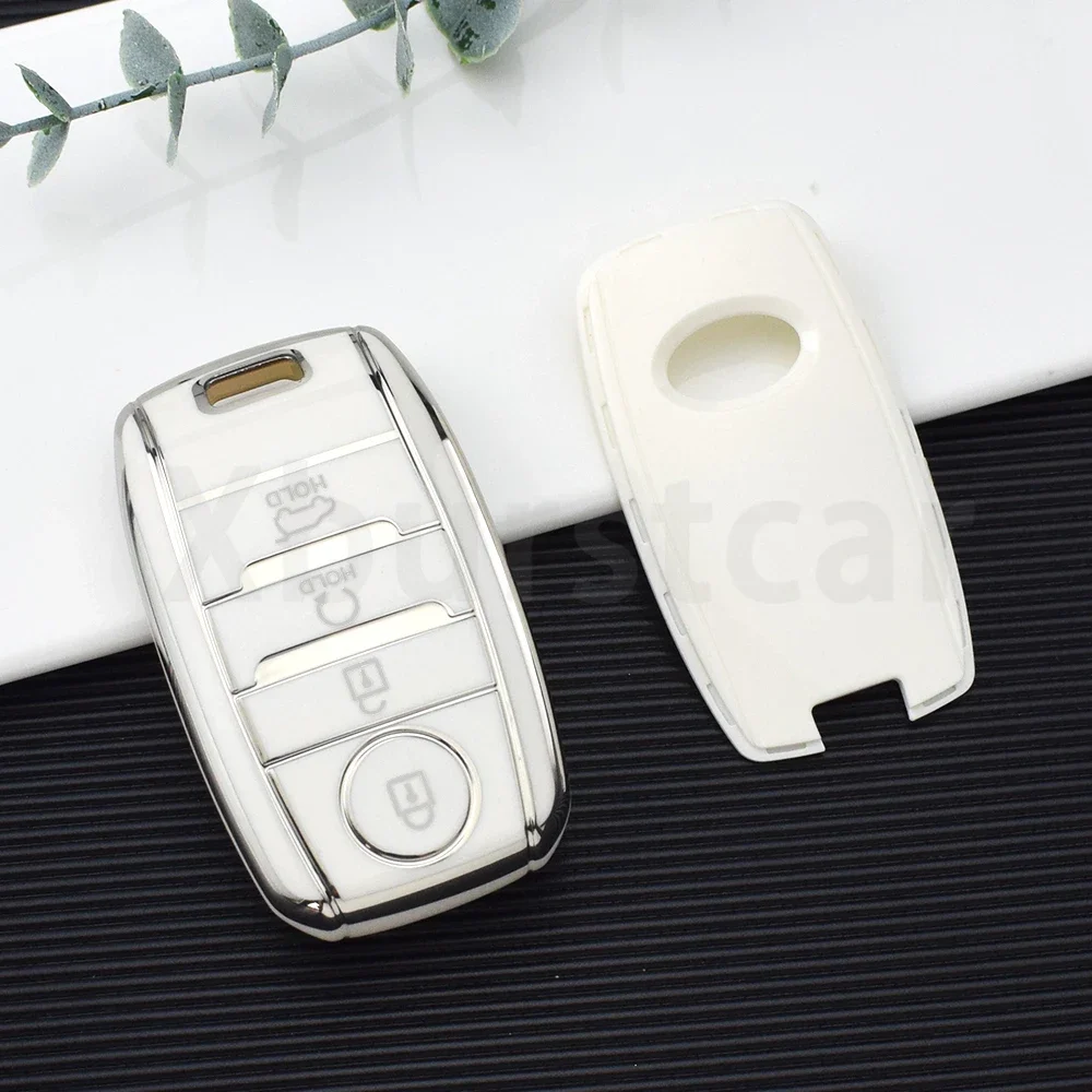 Funda de llave Kia de TPU para mando de 4 botones - imagen 4