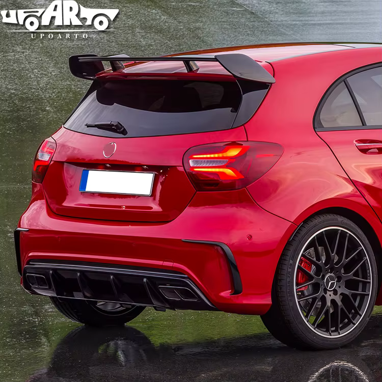 Parachoques trasero AMG con difusor para Mercedes-Benz A W176 - imagen 3
