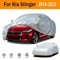 Cubierta de protección solar para coche, accesorio Exterior de 190T, aislamiento térmico, resistencia a los arañazos, para Kia Stinger 2018-2023