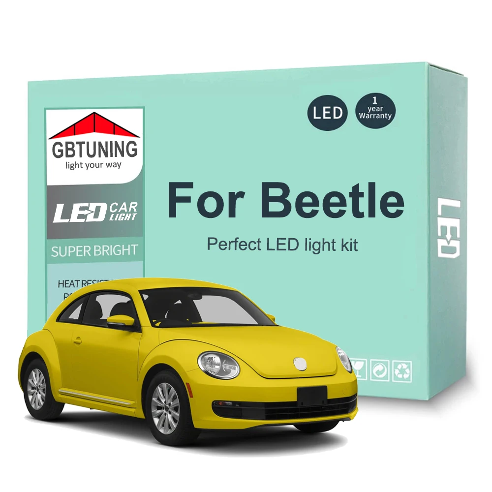 Kit de bombillas LED interior Canbus para Volkswagen Beetle